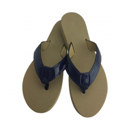 Navy Patent Leather Sandal