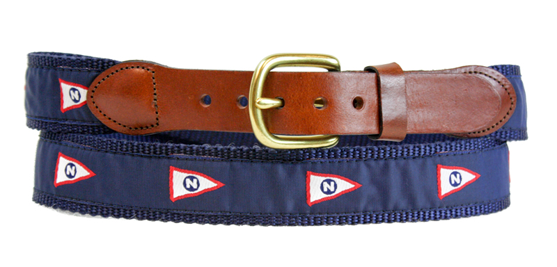 Dolphinfish Leather Tab Belt 44 (Waist Size 42/43)